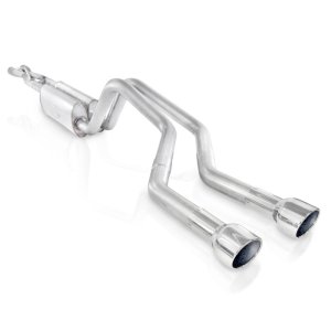 Chevrolet Trailblazer Performance Exhaust - Center Bumper Exit - Stainless Works - Cat Back with Turbo Chambered Mufflers and X-Pipe - `06-`09 Chevrolet Trailblazer Performance Exhaust - Center Bumper Exit - Stainless Works - Cat Back with Turbo Chambered Mufflers and X-Pipe - `06-`09